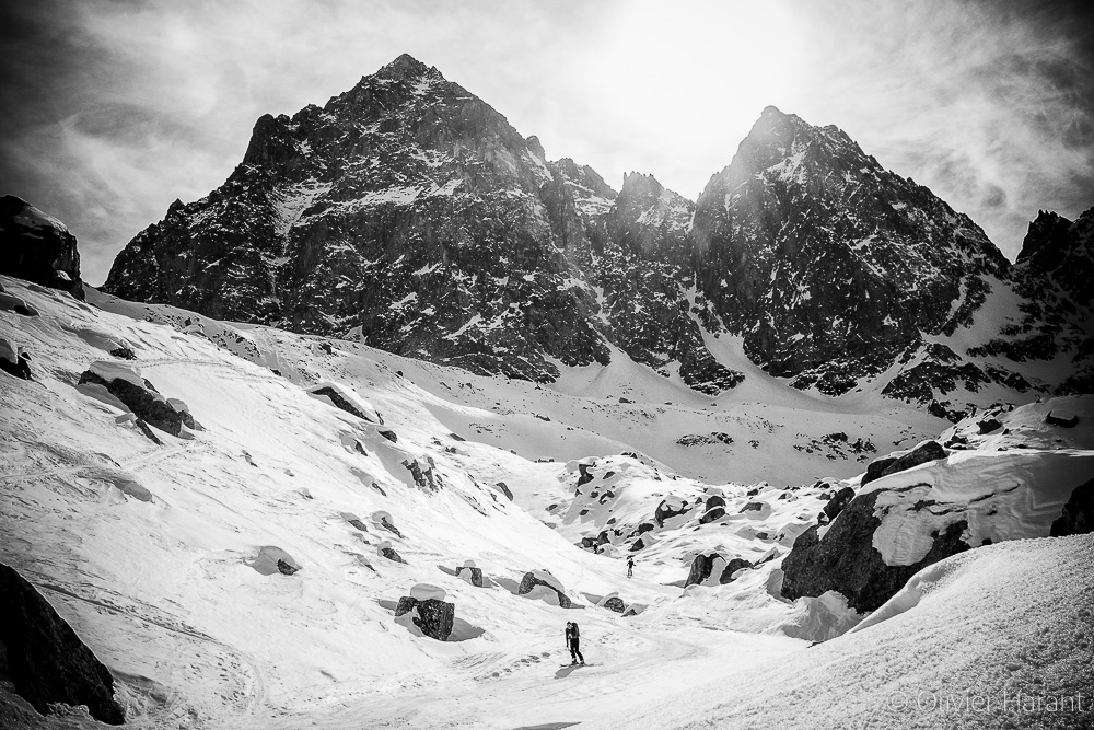 Sous le versant Nord-Est du Mt Viso