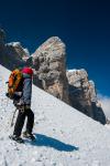 Retour sur terre après la descente pratique par le Pas Morta