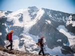 Face à l'Aiguille des Glaciers