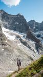 Derrière Philippe, la belle arête Nord de la Pointe d'Amont