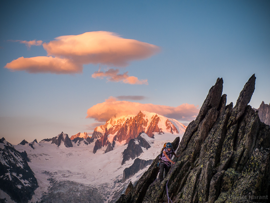 Lever de soleil sur le Mont Blanc