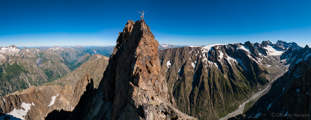 Sur l'arête W du Plat de la Selle