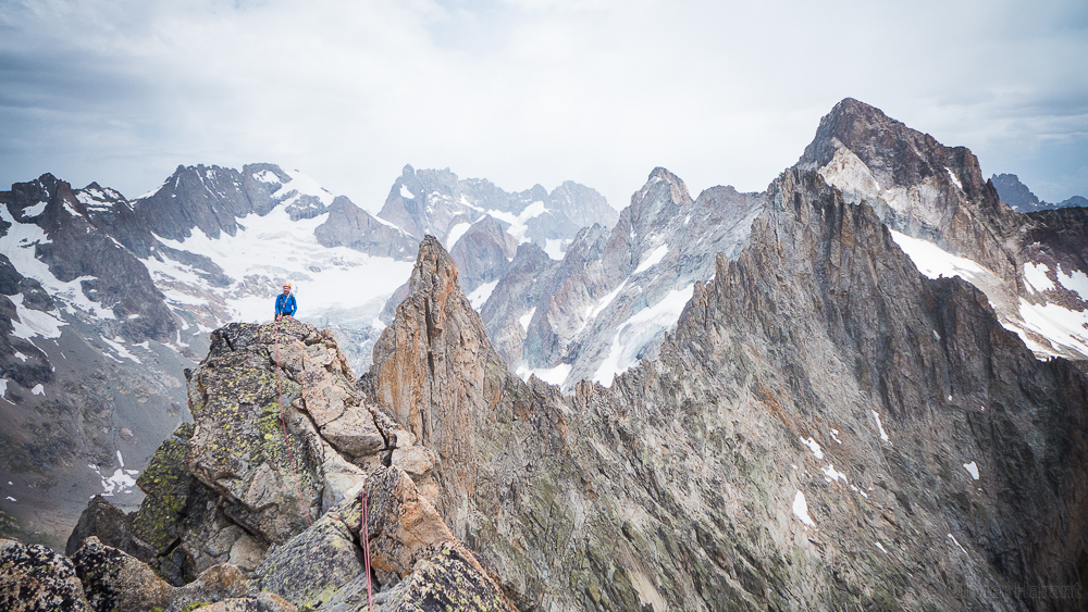 Arête sommitale et Pointe d'Amont.