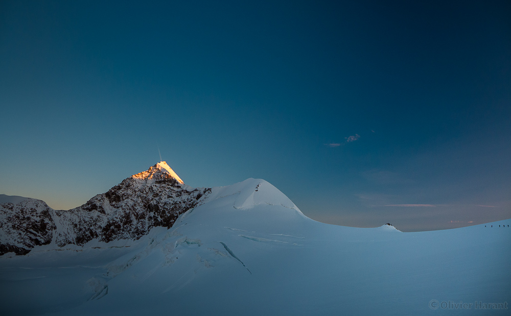 Le Lyskamm se réveille.
