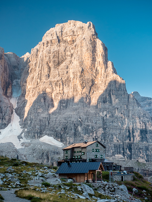 La belle muraille du Crozzon di Brenta.