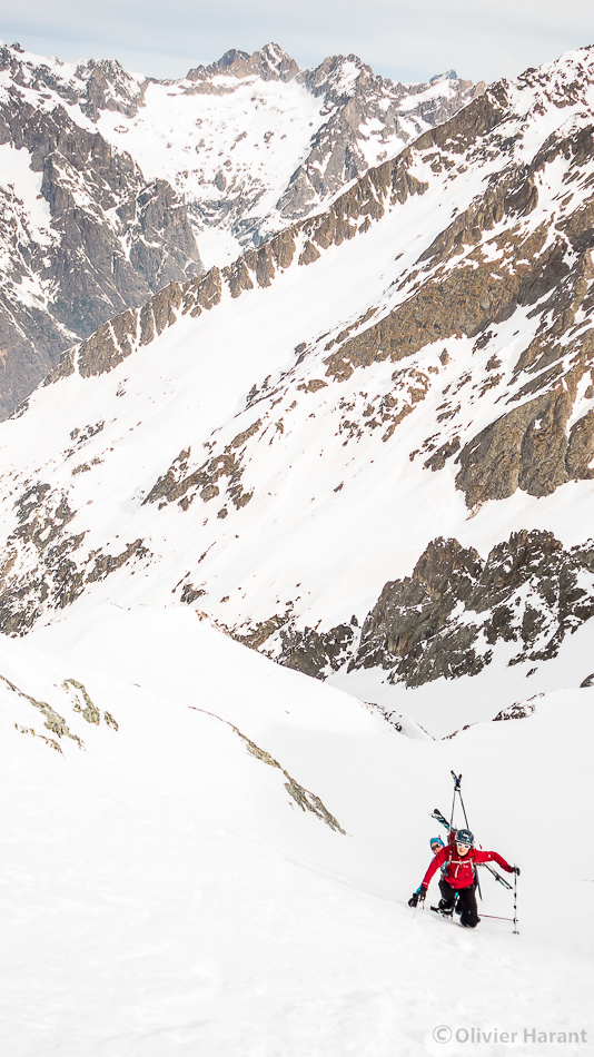 On the pretty NE face of the Clotonnet