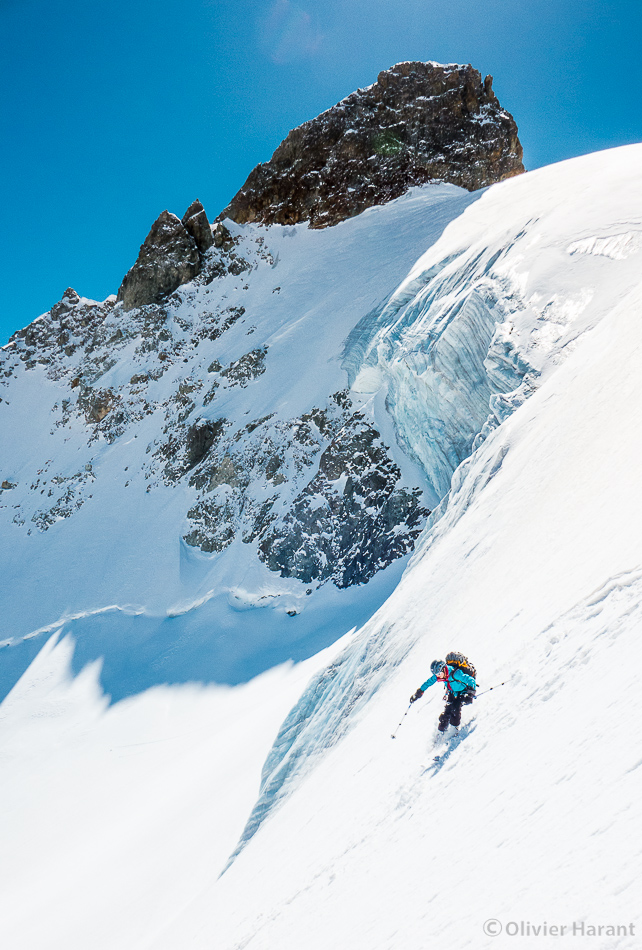 Under the eye of the Agneau Noir, summit of Les Agneaux.