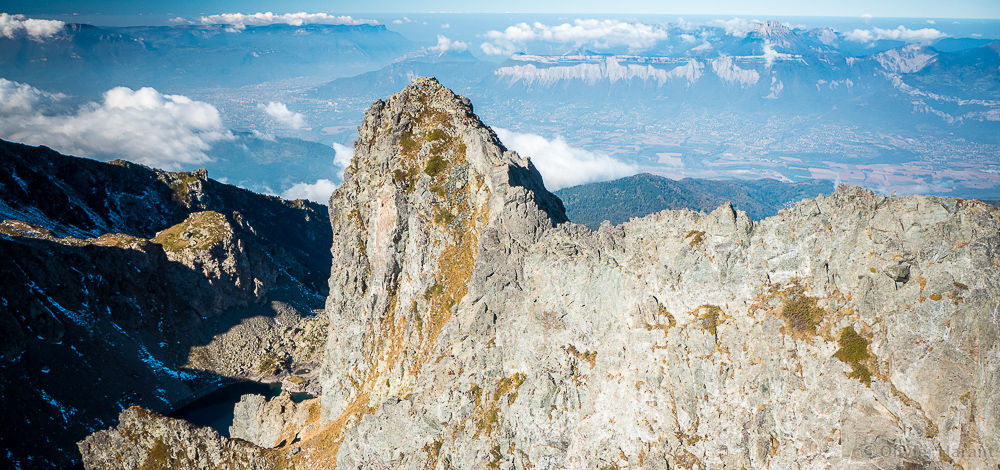 A beautiful panoramic ridge