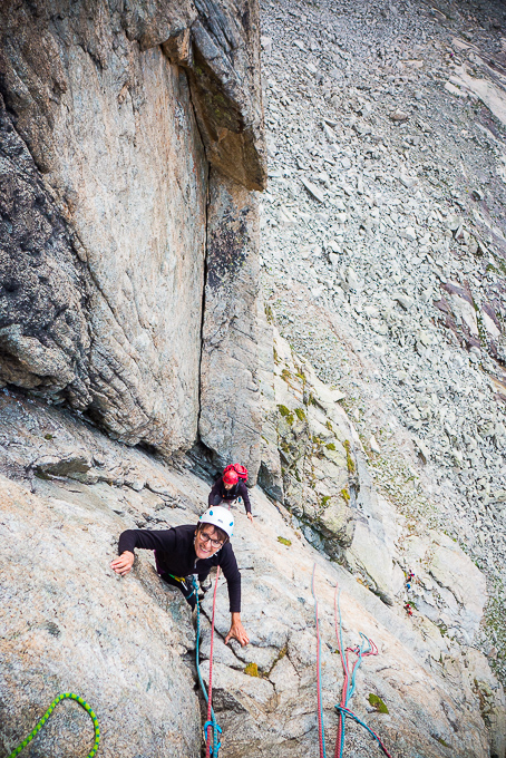 Climbing on the south face!
