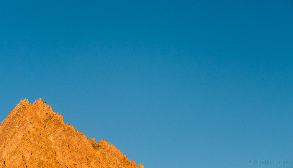 The Aiguille du Tour and its table